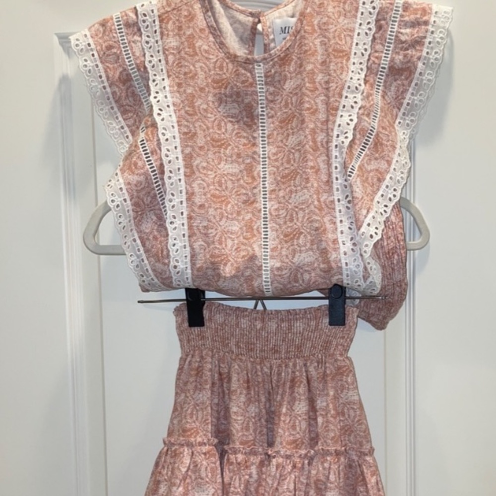 MISA Los Angeles Top and Skirt Set